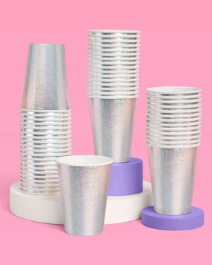 Shimmer Cups - 50 paper cups