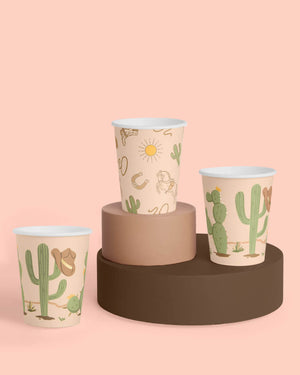 Wild Wild West Cups - 24 paper cups